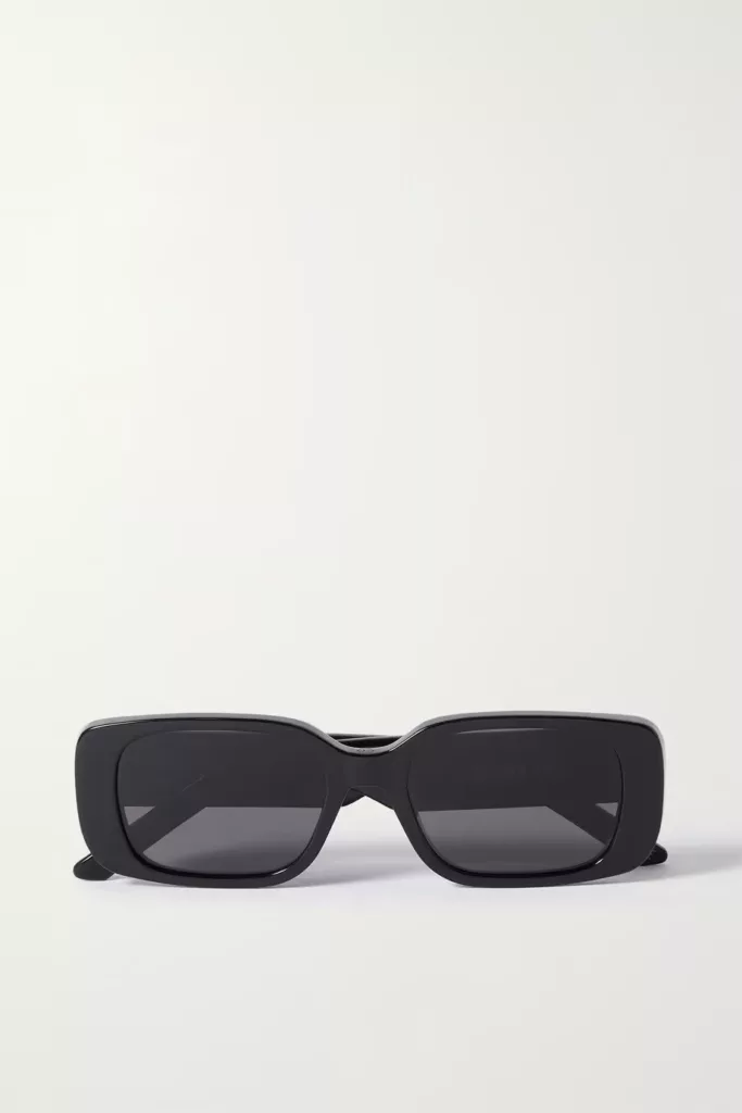 Wildior s2u rectangular-frame acetate sunglasses Black