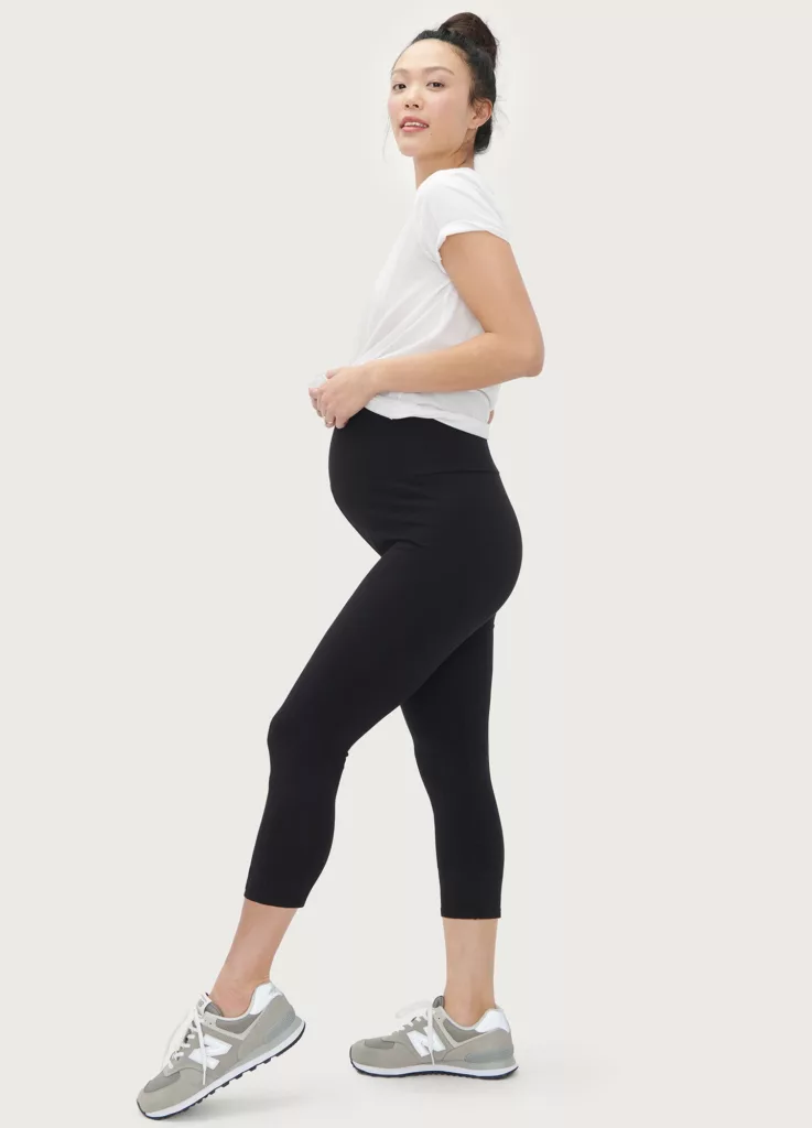 The Ultimate Before, During & After Crop Legging, black,