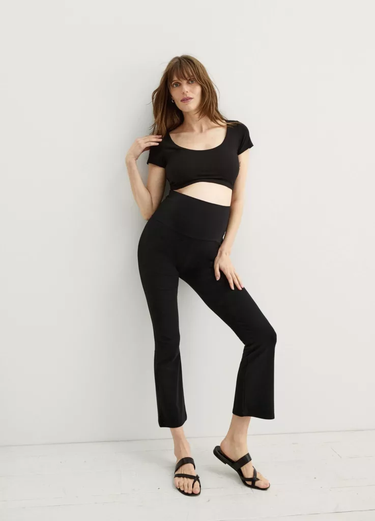The Ultimate Before, During & After Crop Flare In Black