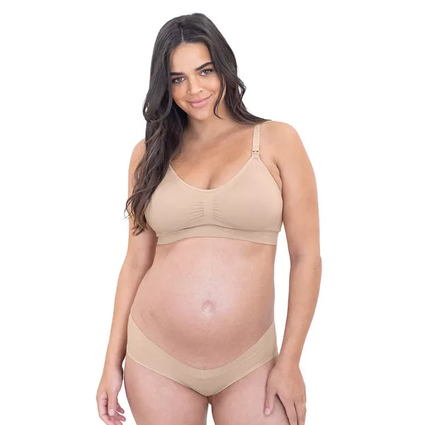 FITS EVERYBODY MATERNITY HIGH-WAISTED BRIEF | BRONZE