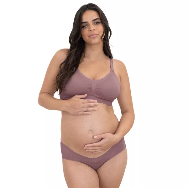 Kindred Bravely Womens Under The Bump Maternity Underwear/Pregnancy  Panties - Bikini 5 Pack