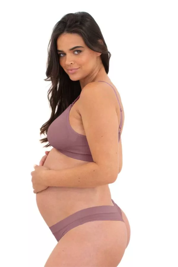 Grow with me maternity & postpartum thong Twilight