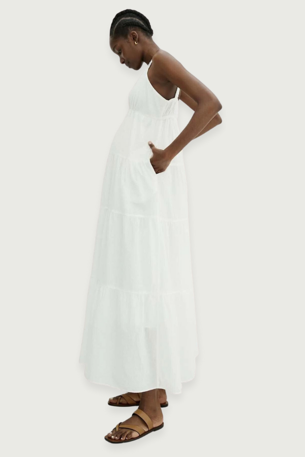 The Katherine Maxi Dress, white,