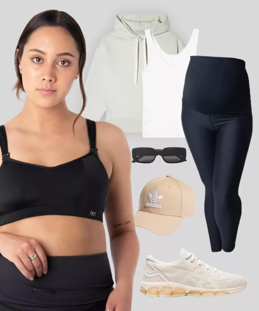 Workout outfit featuring hotmilk lingerie