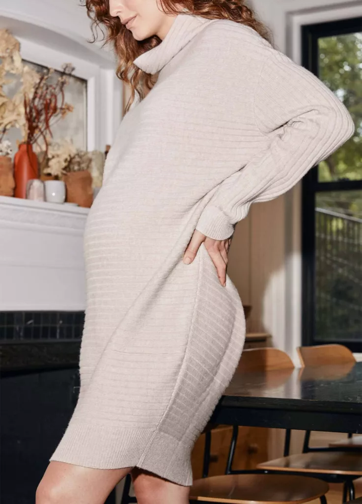 The Kendall Sweater Dress Oat Melange