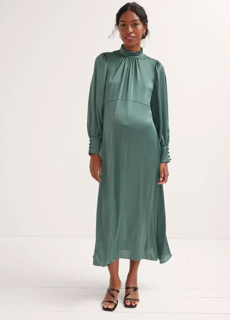 The Robin Dress Forest Green