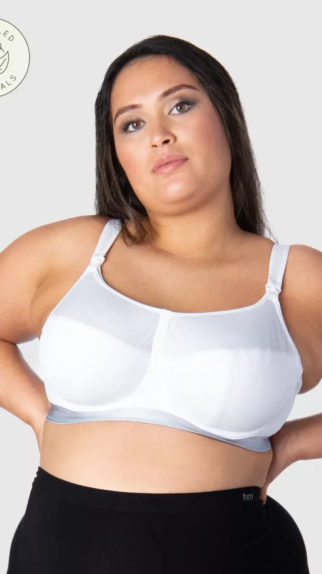 Hotmilk lingerie reactivate white nursing bra flexi underwire